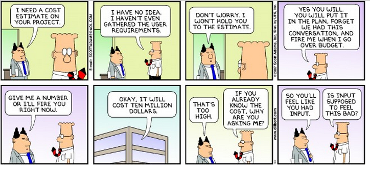 dilbert estimate