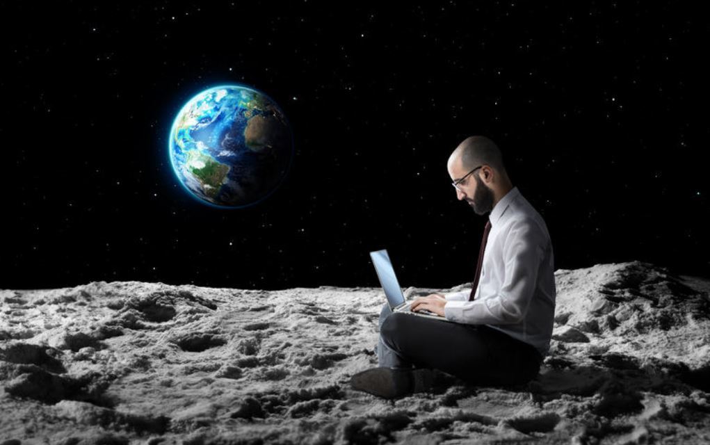 36509555 - remote work or global wi-fi internet connection